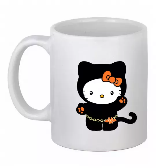 Чашка керамическая Hello Kitty cat costume Белый фото