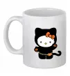 Чашка керамическая Hello Kitty cat costume Белый фото