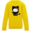 Детский Свитшот Hello Kitty cat costume Солнечно желтый фото