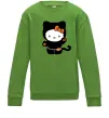 Детский Свитшот Hello Kitty cat costume Лаймовый фото