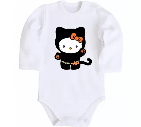 Дитячий бодік Hello Kitty cat costume Білий фото