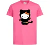 Дитяча футболка Hello Kitty cat costume Яскраво-рожевий фото