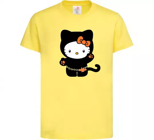 Дитяча футболка Hello Kitty cat costume Лимонний фото