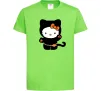 Дитяча футболка Hello Kitty cat costume Лаймовий фото