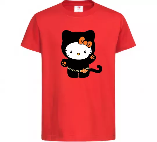 Дитяча футболка Hello Kitty cat costume Червоний фото