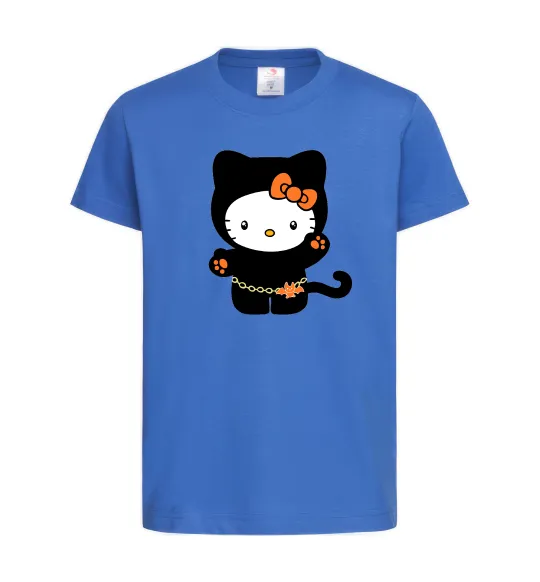 Дитяча футболка Hello Kitty cat costume Яскраво-синій фото