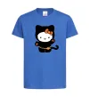 Дитяча футболка Hello Kitty cat costume Яскраво-синій фото