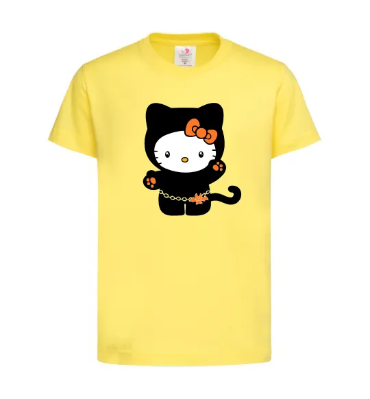 Дитяча футболка Hello Kitty cat costume Лимонний фото