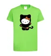Дитяча футболка Hello Kitty cat costume Лаймовий фото