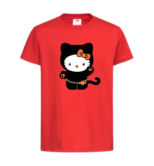 Дитяча футболка Hello Kitty cat costume Червоний фото