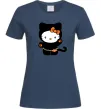 Жіноча футболка Hello Kitty cat costume Темно-синій Жіноча футболка Hello Kitty cat costume Темно-синій фото