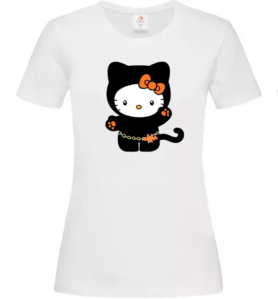 Жіноча футболка Hello Kitty cat costume Білий фото