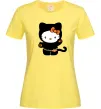 Жіноча футболка Hello Kitty cat costume Лимонний Жіноча футболка Hello Kitty cat costume Лимонний фото