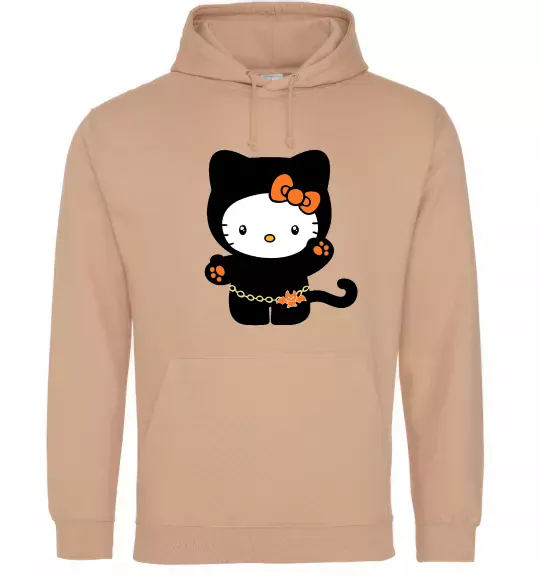 Женская толстовка (худи) Hello Kitty cat costume Песочный фото