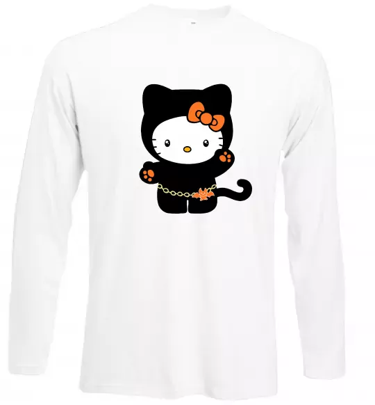 Лонгслив Hello Kitty cat costume Белый фото