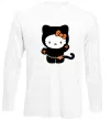 Лонгслив Hello Kitty cat costume Белый фото