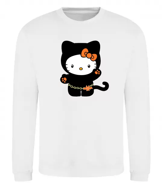 Свитшот Hello Kitty cat costume Белый фото