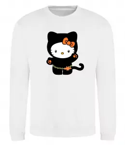 Свитшот Hello Kitty cat costume Белый фото