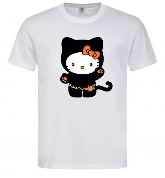 Чоловіча футболка Hello Kitty cat costume Білий фото