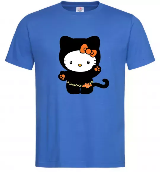 Чоловіча футболка Hello Kitty cat costume Яскраво-синій фото