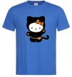 Чоловіча футболка Hello Kitty cat costume Яскраво-синій фото