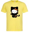 Чоловіча футболка Hello Kitty cat costume Лимонний фото