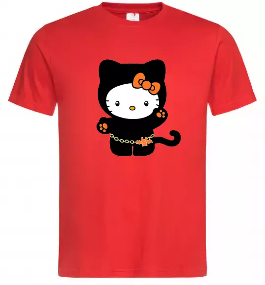 Чоловіча футболка Hello Kitty cat costume Червоний фото