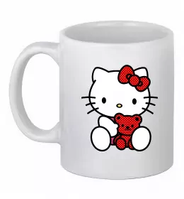Чашка керамическая Hello kitty в повний зріст Белый фото