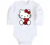 Дитячий бодік Hello kitty with bear Білий фото
