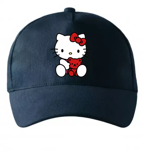 Кепка Hello kitty with bear Темно-синий фото