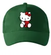 Кепка Hello kitty with bear Темно-зеленый фото