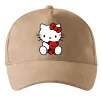 Кепка Hello kitty with bear Песочный фото