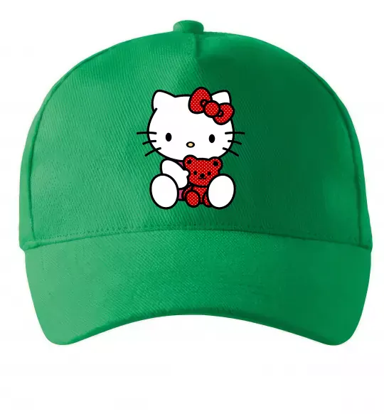 Кепка Hello kitty with bear Зеленый фото
