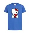 Дитяча футболка Hello kitty with bear Яскраво-синій фото