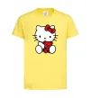 Дитяча футболка Hello kitty with bear Лимонний фото