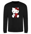 Світшот Hello kitty with bear Чорний фото
