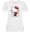 Жіноча футболка Hello kitty with bear Білий фото