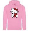Жіноча толстовка (худі) Hello kitty with bear Рожевий фото