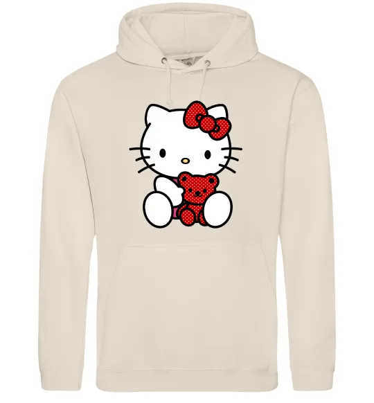 Женская толстовка (худи) Hello kitty with bear Таш фото