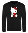 Свитшот Hello kitty with bear Черный фото