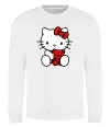 Свитшот Hello kitty with bear Белый фото