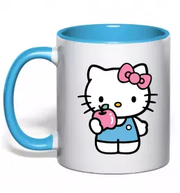 Чашка с цветной ручкой