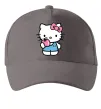 Кепка Hello kitty with apple Серый фото