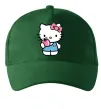 Кепка Hello kitty with apple Темно-зеленый фото