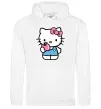 Мужская толстовка (худи) Hello kitty with apple Белый Мужская толстовка (худи) Hello kitty with apple Белый фото