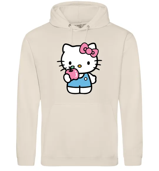 Мужская толстовка (худи) Hello kitty with apple Таш фото