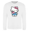 Світшот Hello kitty with apple Білий фото