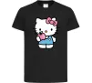 Детская футболка Hello kitty with apple Черный фото