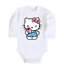 Детский боди Hello kitty with apple Белый фото