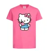 Дитяча футболка Hello kitty with apple Яскраво-рожевий фото
